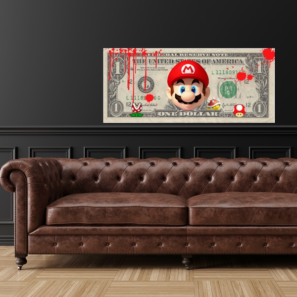 One Dollar Mario Imprim